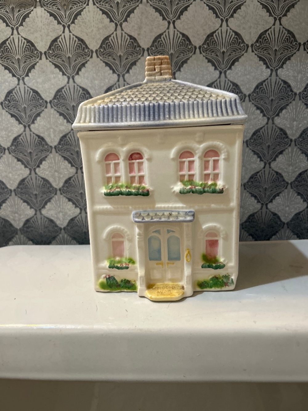Vintage Avon Townhouse Canister/cookie jar